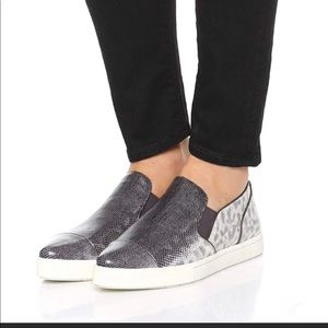 Vince Paeyre Animal Print Leather Sneakers